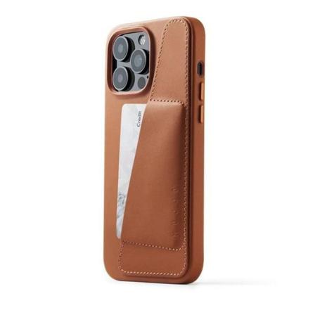Mujjo Iphone 14 Pro Max Skal Korthållare Magsafe Full Läder - Ta