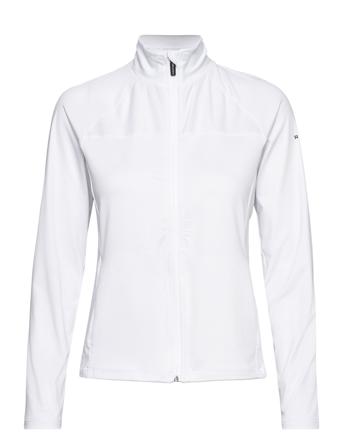 Zip Up Court Jacket Sweat-shirt Genser Hvit Röhnisch*Betinget Tilbud