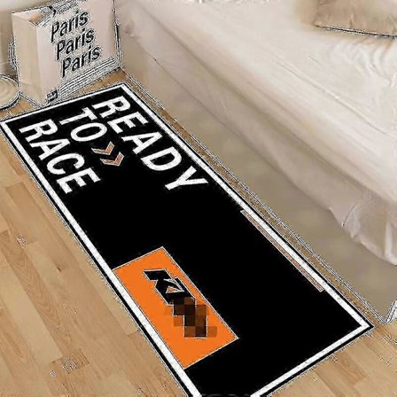 60x200cm A1 Motorsykkel Display Matte Anti-Skli Teppe Racing Moto Gulvmatter for Kawasaki Hjemmedekorasjon