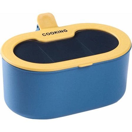 Multifunktionell kryddbox i plast, kryddburk, förvaring av kryddor