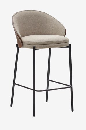 Kave Home - Baarijakkara - eamy 2-pack - Beige - Baarituolit & baarijakkarat - - Homeroom