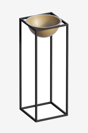 Hanah Home - Dekorativ kruka-Salmon - Guld - Krukor & vaser - Från Homeroom