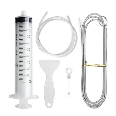 Rengjøringssett for avløp og drenering av kjøleskap