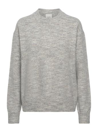 Calvin Klein Soft Heather C-Neck Sweater Grå