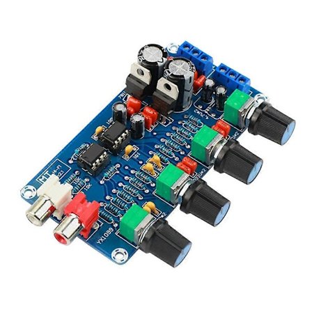 NE5532 Forforstærker Lydstyrke Tone Kontrol Færdig Board DIY Dual AC 12V-18V