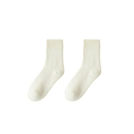 Vintervarmer Tykke Cashmere Snestrømper BEIGE