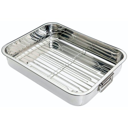 Kitchen craft Stekepanne 35 x 28 cm, sølv