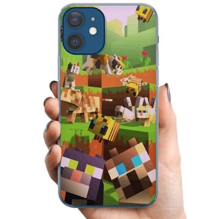 Kompatibelt Mobildeksel til Apple iPhone 12 MineCraft
