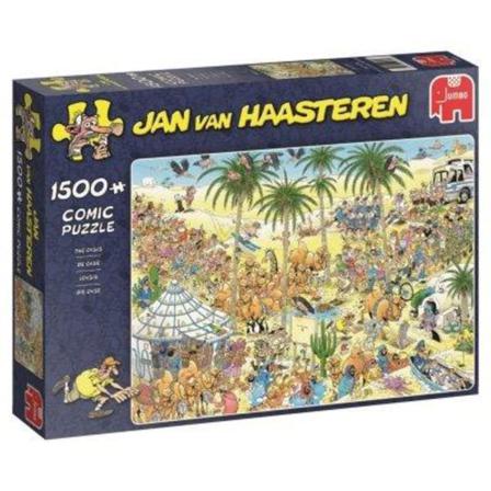 Jan Van Haasteren-pussel, The Oasis, 1500 Bitar