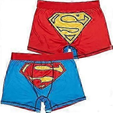 Superman Logo Karakter Armor Cosplay Herre Undertøj Boxer Briefs