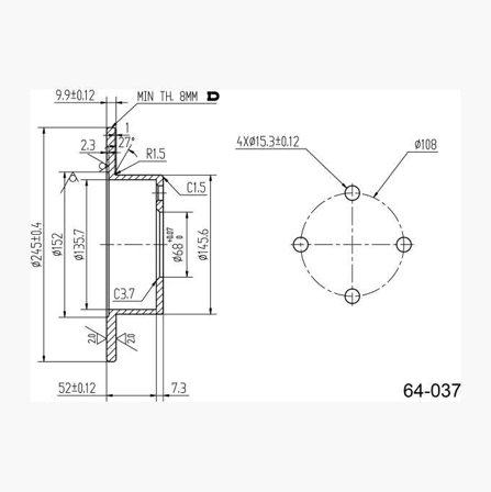 Biltema - BREMSESKIVE