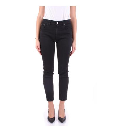 Dondup, Skinny Jeans Zwart, Dames, Maat:W28