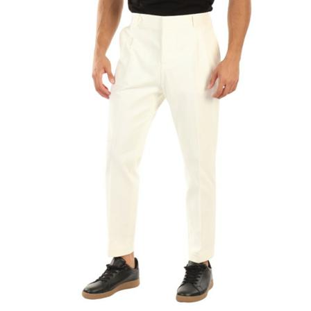Daniele Alessandrini, Suit Trousers Wit, Heren, Maat:S