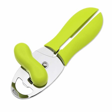 Dåseåbner, glat kant, med skridsikkert håndtag