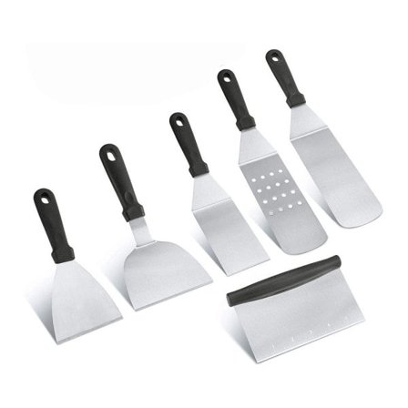 BBQ-sett i rustfritt stål, 6 deler