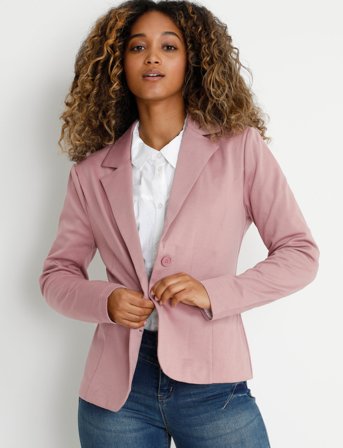 Cream Anett Blazer - Pink - L