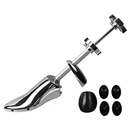 Profesjonell skostrekker i aluminiumlegering, skostrekker, skotre, for ulike sko, dobbel plate, herre, flat hæl