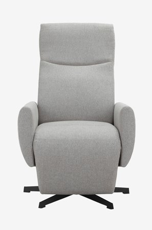 Loft24 - Kilvo Fåtölj med manuell och svängbar funktion Tyg - Grå - Fåtöljer - Från Homeroom