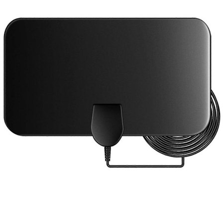 Inomhus TV-antenn, 80 km Digital HDTV Antenn Freeview 4K 1080P HD FM VHF UHF Fönsterantenn