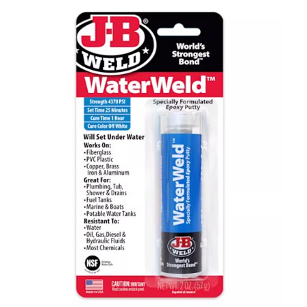J-B Weld Waterweld Epoxispackel -