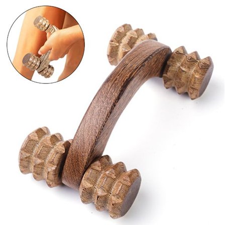 Tilbehør Rygmassage Muskelrulleværktøj Massager til Nakke Skulder Arme Ben Krops Træ