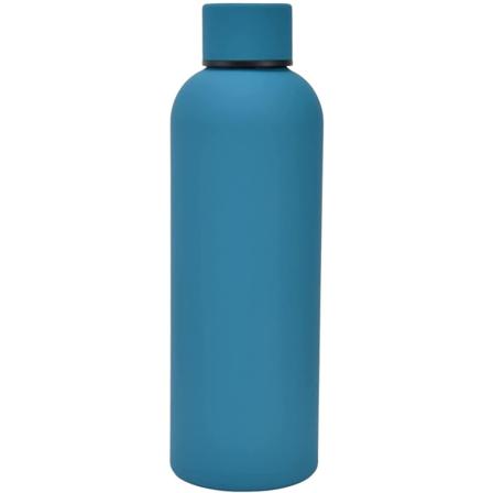 Tyhjiöeristetty vesipullo, 500 ml ruostumaton teräspullo, vuoto, kannettava, kaksinkertainen, ulkoilupullo urheilulle (Lime)