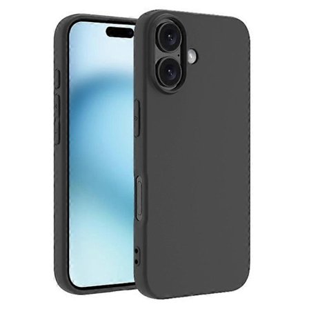 iPhone 17 - Matt TPU Mjuk Skal - Svart