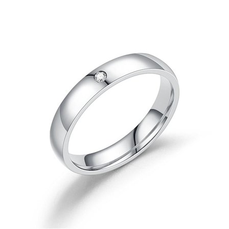 Parring Minimalism Ringar Zirkon SILVER 6