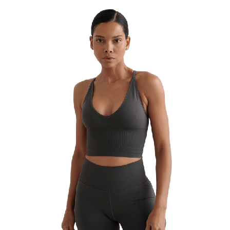 aim'n Shape Seamless Cross Back Bralette Träningskläder Dam Grå S
