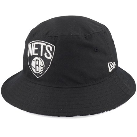 New Era - Nero bucket Cappello - Print Infill Black Bucket @ Hatstore