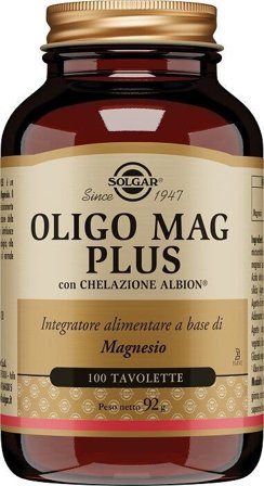 Solgar Oligo Mag Plus 100 Tavolette: Integratore Magnesio