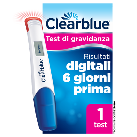 Clearblue Test Gravidanza Digitale Precoce Affidabile 1 Pezzo