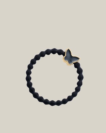 ByEloise ENAMEL GOLD BUTTERFLY BLACK Schwarz Accessoires Mädchen - Kids Brand Store