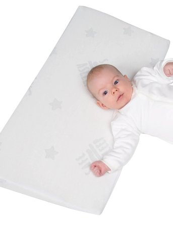 ROBA Wedge Pillow 'Safe Asleep' Air With Jacquard Cover - Blue - 60X 35X 8.5CM