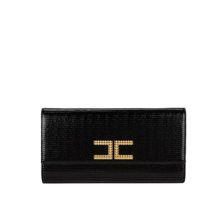 Elisabetta Franchi - Kuvertväskor - Svart - Dam - Storlek: One Size, Dam, Storlek: ONE SIZE