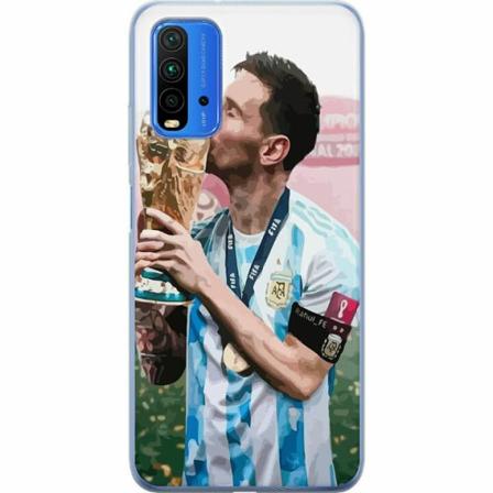 Xiaomi Redmi 9t Genomskinligt Skal Messi
