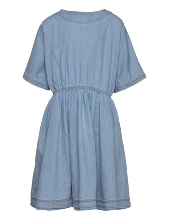 Clara Dresses & Skirts Dresses Casual Dresses Short-sleeved Casual Dresses Blå Molo*Betinget Tilbud