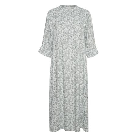 My Essential Wardrobe Shadow Flora Long Kjole Blå, Dame