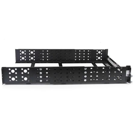 StarTech 2U Universal Rack Mount Rails - for 19in Server Rack Enclosure or Cabinet - Adjustable A/V Rack Rails (UNIRAILS2U) - rackskinne - 2U