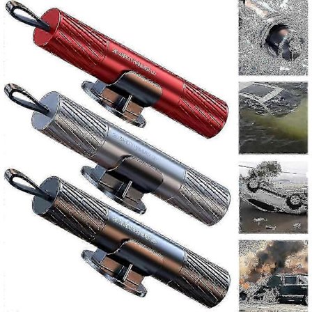 2025 Sikkerhedshammer Nødhammer med Glasbryder Sikkerhedsselekniv til Brug Under Vand