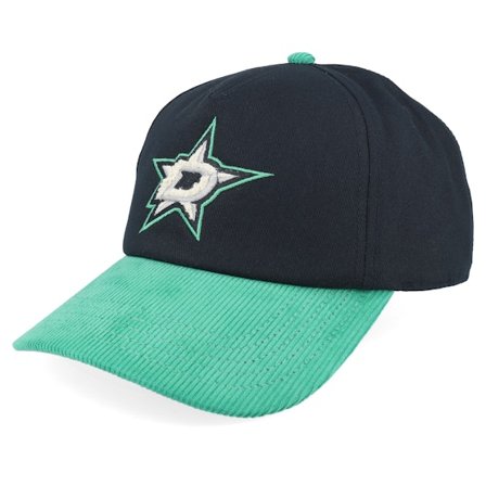 American Needle - NHL Svart unconstructed Caps - Dallas Stars Burnett Black/Blue Corduroy Dad Cap @ Hatstore