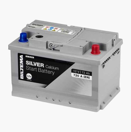 Startbatteri Silver 12 V 72 Ah