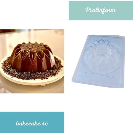Pralinform Kaksform Chokladform - BWB 3656 - Special 3 Part Mold