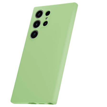 Samsung Galaxy S24 ultra - Stilrent Hållbart TPU Silikon Skal Ljusgrön
