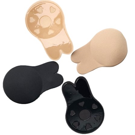 Självhäftande bh utan rem (9,5 cm) Rygglös push-up bh Osynlig bh Självhäftande återanvändbar bh för kvällsklänningar