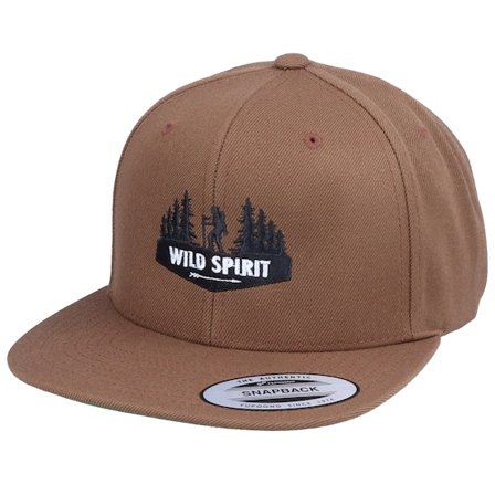 Wild Spirit - Braun snapback Cap - Forest Walker Logo Tan Snapback @ Hatstore