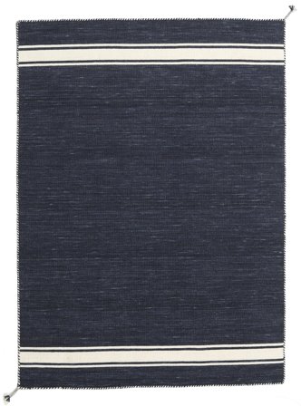 170X240 Monocromatico Ernst Tappeto - Marino/Bianco Sporco