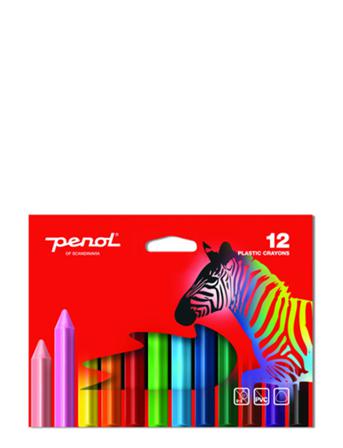 Crayons, "Super", 10 Pcs Toys Creativity Drawing & Crafts Drawing Coloured Pencils Multi/mønstret Penol
