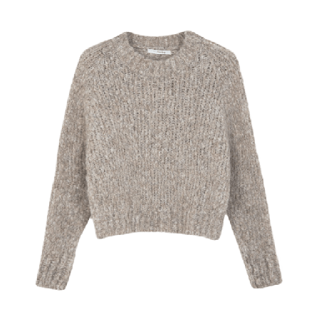 Sibin Linnebjerg Elli Stickat Dam Beige XS