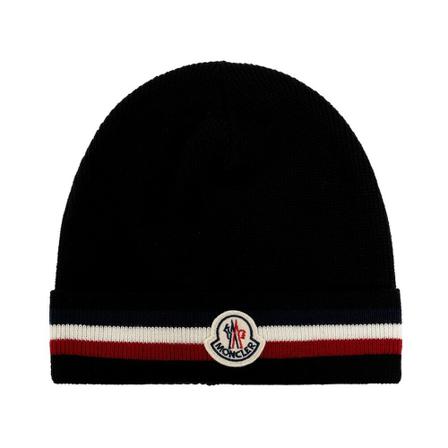 Moncler - Mössor - Svart - Herr - Storlek: One Size, Herr, Storlek: ONE SIZE
